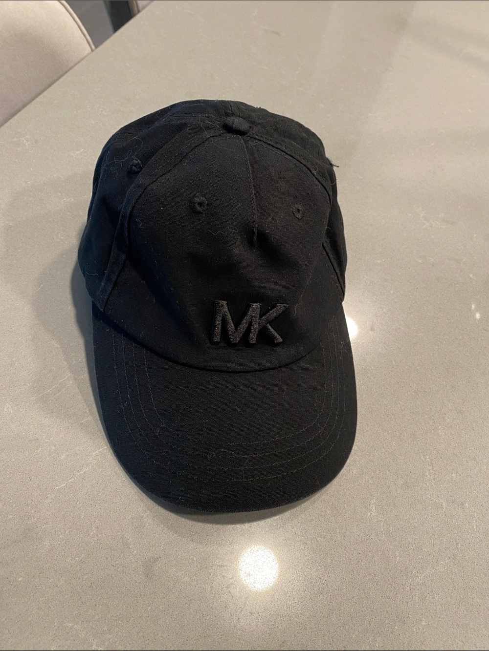 Michael Kors Black MK Logo Ball Cap